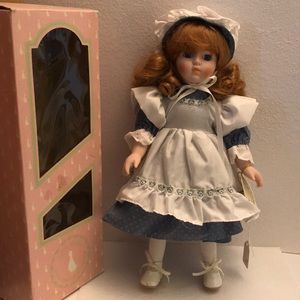 Vintage Duck House Porcelain Doll